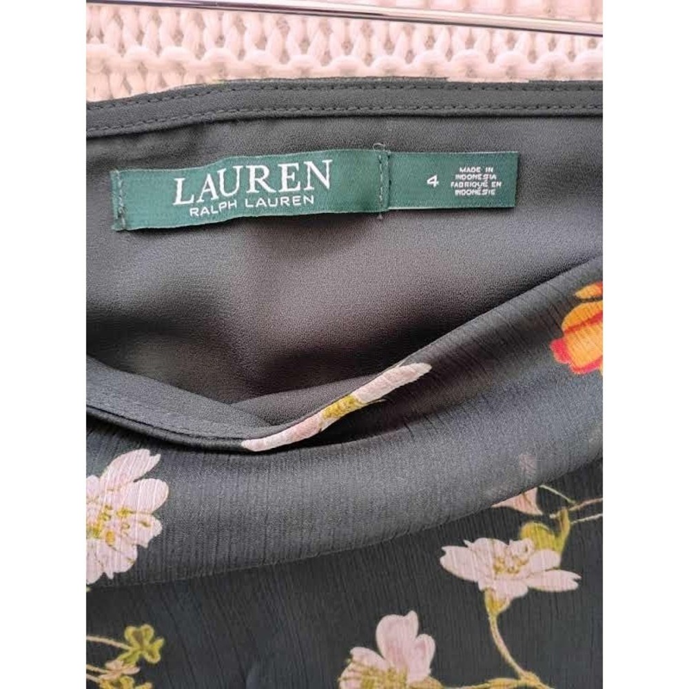 Lauren Ralph Lauren NWT Floral Tiered Maxi Skirt Cottagecore Boho 4 W29 $135 - Picture 6 of 14